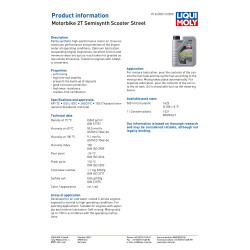 Liqui Moly 2 Stroke Semi Synthetic Scooter Street 1L - 1621