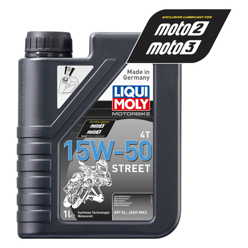 Liqui Moly 4-suwowy półsyntetyczny Street 15W-50 1L - 2555