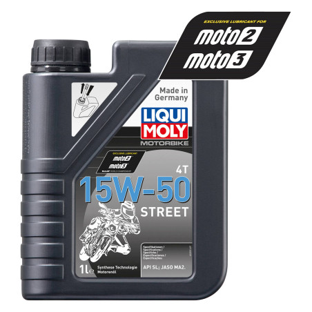 Liqui Moly 4 Stroke Semi Synthetic Street 15W-50 1L - 2555