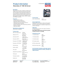 Liqui Moly 4-suwowy półsyntetyczny Street 15W-50 1L - 2555