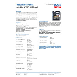 Liqui Moly 4 Stroke plne syntetický Offroad Race 10W-40 1L - 3055