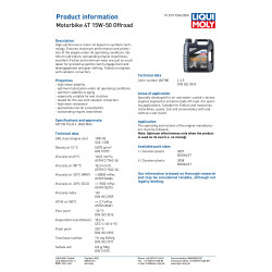 Liqui Moly 4 Stroke Plne syntetické offroad závod 15W-50 1L - 3057