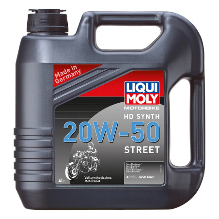 Liqui Moly 4-suwowy w pełni syntetyczny HD Street 20W-50 4L - 3817