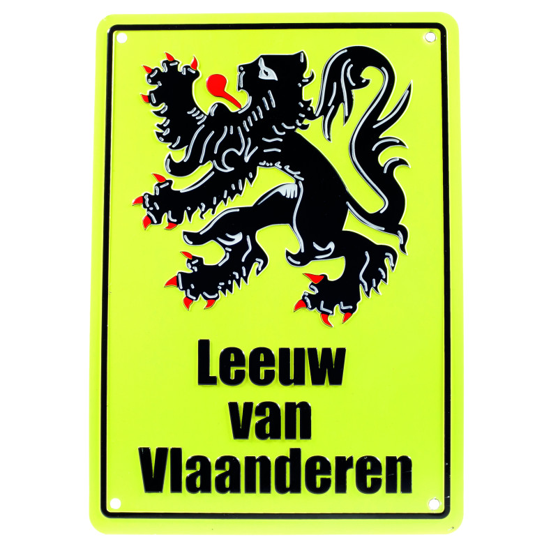 Parkovacie cyklo ceduľa Leeuw van Vlaanderen (alebo Lion Of Flanders)