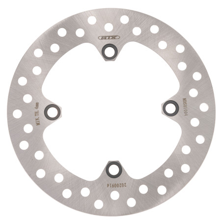 MTX Performance Brake Disc Rear Solid Round Honda MD6013 01004