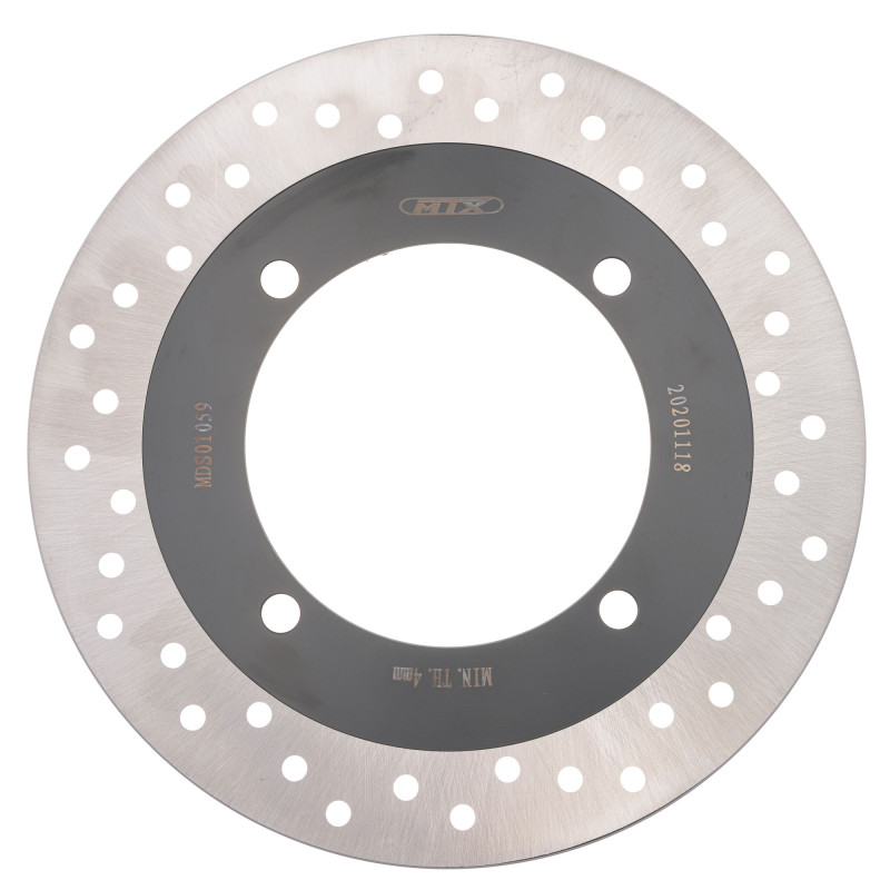 MTX Performance Brake Disc Rear Solid Round Honda Peugeot MD1156 01059