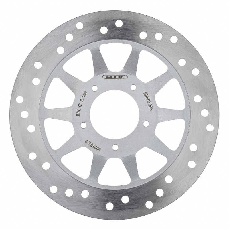 MTX Performance Brake Disc Front Solid Round Honda  01098