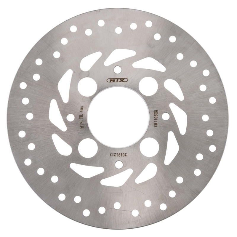 MTX Performance Brake Disc Rear Solid Round Honda MD1177  01103