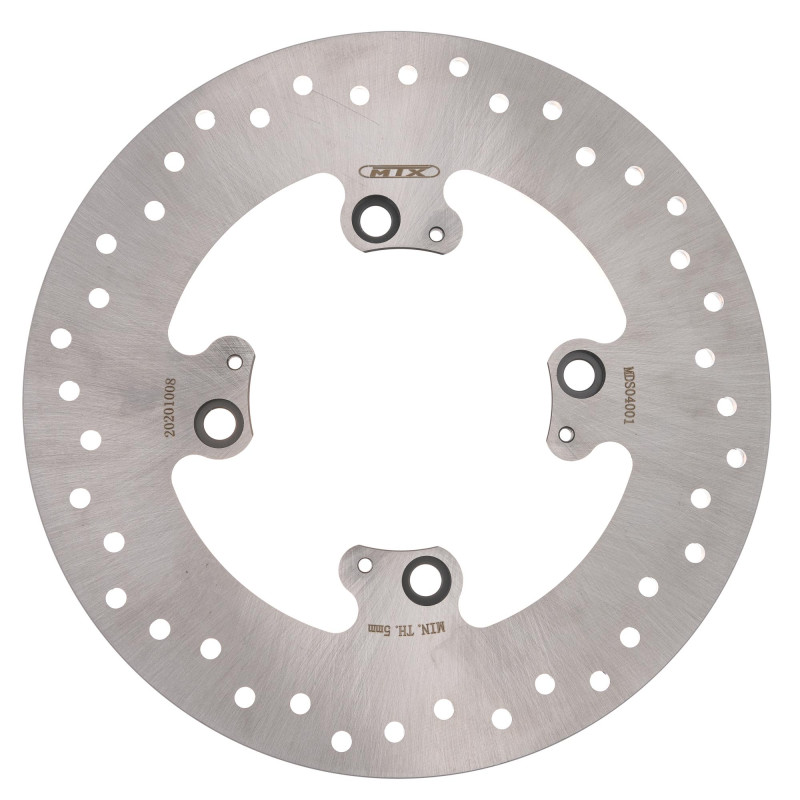 MTX Performance Brake Disc Rear Solid Round Triumph MD820 04001