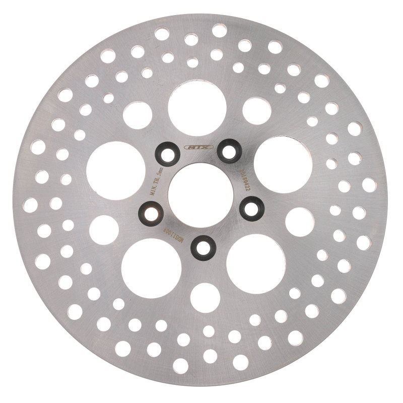 MTX Performance Brake Disc Rear Solid Round Harley Davidson MD509 11008