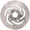 MTX Performance Brake Disc Front Solid Round Left Hand 11009