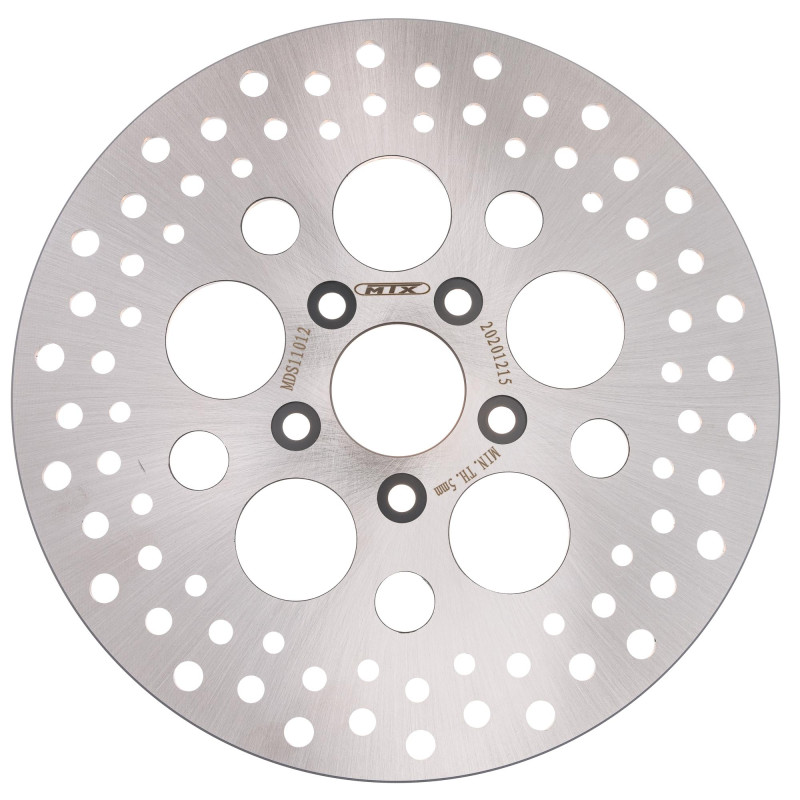 MTX Performance Brake Disc Rear Solid Round Harley Davidson MD509  11012