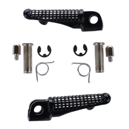 Bike It OE Replacement Front Footpegs for Kawasaki models (Black)