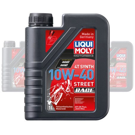 Olej Liqui Moly 4-suwowy - w pełni syntetyczny - Street Race - 10W-40 1L [20753] (ilość w opakowaniu: 6)