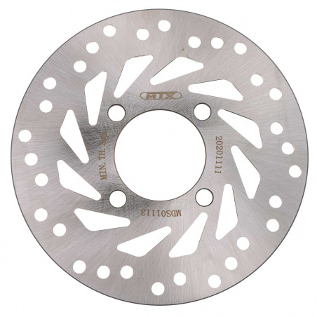 MTX Performance Brake Disc Front Solid Round Honda  01113