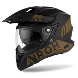 Airoh Commander Gold Adventure motocyklová přilba- zlatá mat, velikost S, XXL