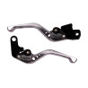 BikeTek Adjustable CNC Short Lever Set Titanium with Black Adjuster -  102