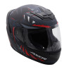 Kask integralny Axor Rage - python czarny/szary/czerwony mat