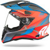 Kask Airoh Commander Adventure Boost czerwono-niebieski mat