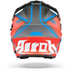 Kask Airoh Commander Adventure Boost czerwono-niebieski mat