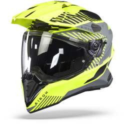 Kask Airoh Commander Adventure Boost w kolorze neonowożółtym, matowym