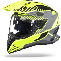 Kask Airoh Commander Adventure Boost w kolorze neonowożółtym, matowym