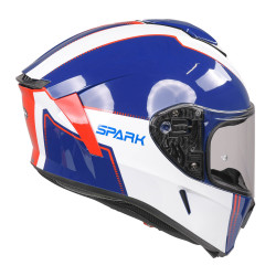 Kask integralny Airoh Spark Flow - niebiesko-czerwony