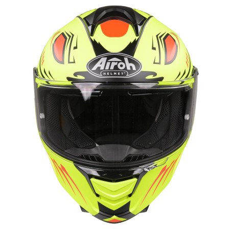 Kask integralny Airoh Spark Flow-fluo Vibe żółty mat