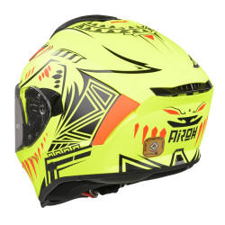 Kask integralny Airoh Spark Flow-fluo Vibe żółty mat