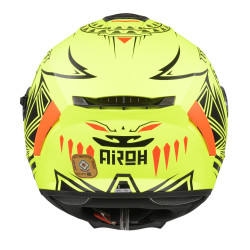 Kask integralny Airoh Spark Flow-fluo Vibe żółty mat