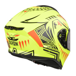 Kask integralny Airoh Spark Flow-fluo Vibe żółty mat