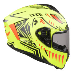 Kask integralny Airoh Spark Flow-fluo Vibe żółty mat