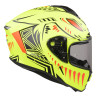 Kask integralny Airoh Spark Flow-fluo Vibe żółty mat