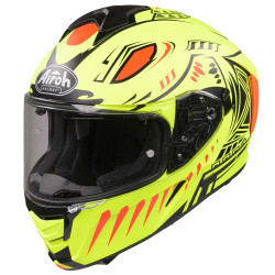 Kask integralny Airoh Spark Flow-fluo Vibe żółty mat