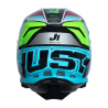 Kask MX Just1 J22 Frenetik neon fluo limonka/czarny