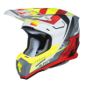 Kask MX Just1 J22 Frenetik Fire fluo żółty/czerwony/biały