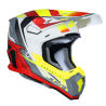 Kask MX Just1 J22 Frenetik Fire fluo żółty/czerwony/biały