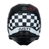 Kask crossowy Just1 J22 Flagman czerwony/tytanowy/czarny