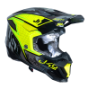 Kask MX Just1 J40 Shooter w kamuflażu / fluo żółty / czarny