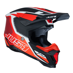 Kask MX Just1 J40 Flash czerwono-biało-czarny