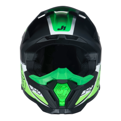 Kask MX Just1 J40 Flash fluo zielony/biały/czarny