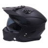 Wielofunkcyjny kask integralny i otwarty Stealth Fighter, czarny mat