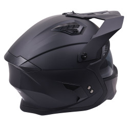 Wielofunkcyjny kask integralny i otwarty Stealth Fighter, czarny mat