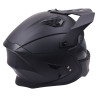 Wielofunkcyjny kask integralny i otwarty Stealth Fighter, czarny mat