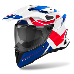 Kask Airoh Commander 2 - Reveal niebiesko-czerwony połysk, ECE 22.06