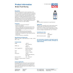 Butelka płynu hamulcowego Liqui Moly 250ml Race - 3679