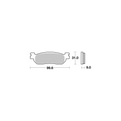 Organiczna hulajnoga AP-Racing Disc Pad 1161