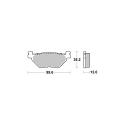 Organiczna hulajnoga AP-Racing Disc Pad 1175