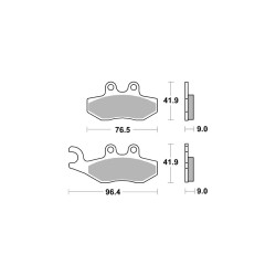 Organiczna hulajnoga AP-Racing Disc Pad 1185