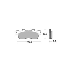 Organiczna hulajnoga AP-Racing Disc Pad 1207